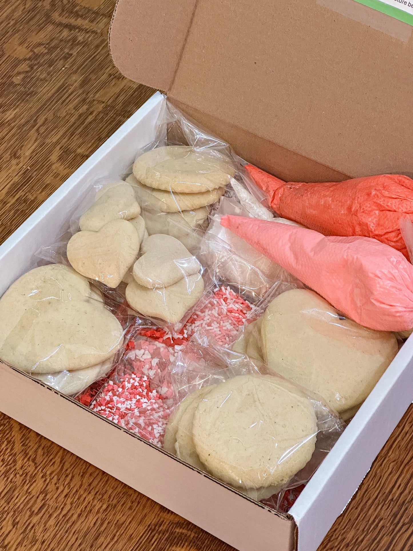 Valentine's Day Sugar Cookie Decorating Kits
